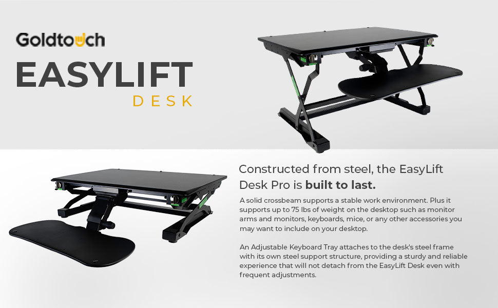 Goldtouch EasyLift Sit/Stand Desk Pro extra image