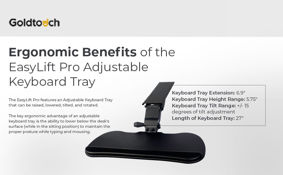 Goldtouch EasyLift Sit/Stand Desk Pro extra image