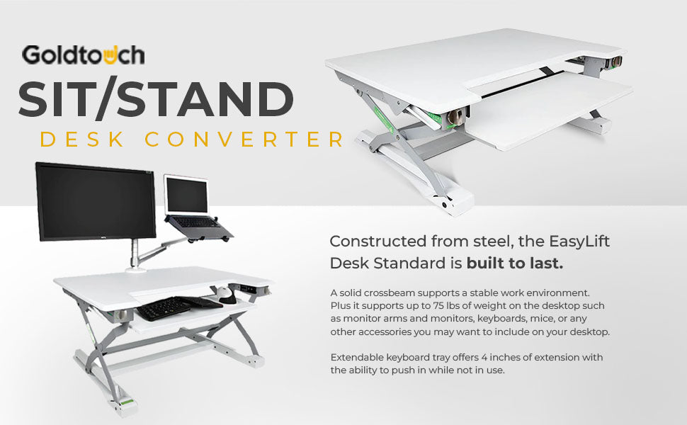 Goldtouch EasyLift Sit/Stand Desk Standard Version extra image