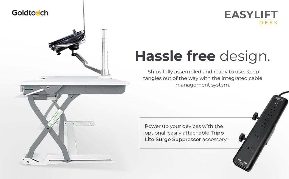 Goldtouch EasyLift Sit/Stand Desk Standard Version extra image