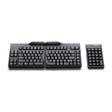 A bundle consisting of an adjustable ergonomic keyboard and a standalone numeric keypad, both with black keys and a modern design.