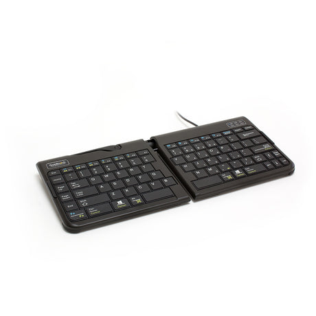 An image of a Goldtouch Go!2 Mobile Keyboard USB in a flat position.