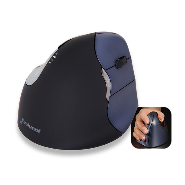 An image of an Evoluent VM4RW mouse on a white background.