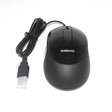 An image of a Goldtouch Ambidextrous Mouse Wired top view on a white background.