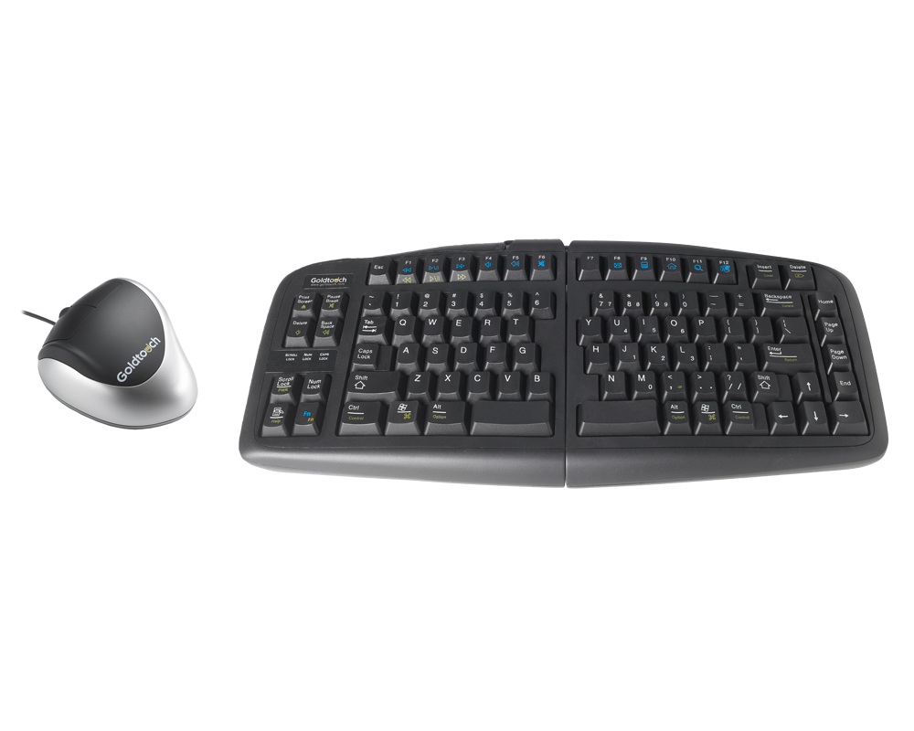 Goldtouch V2 Adjustable Keyboard & Comfort Mouse ErgoSuite Bundle