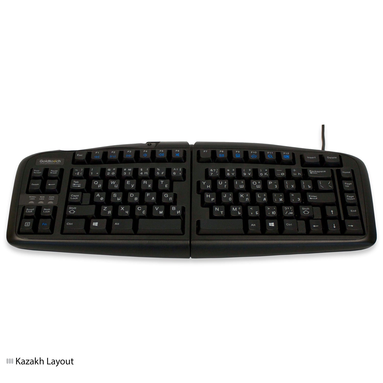 Goldtouch V2 Foreign language keyboard - Kazakh layout