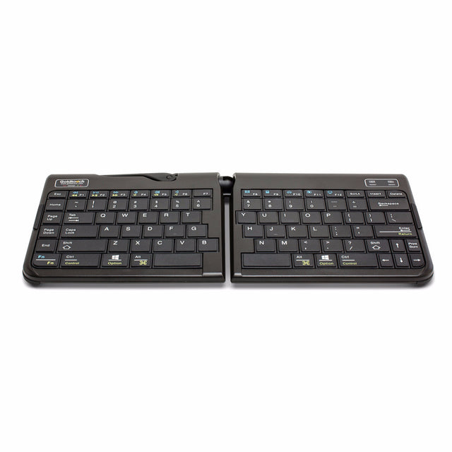 An image of a Goldtouch Go!2 Mobile Keyboard in a flat position on a white background.