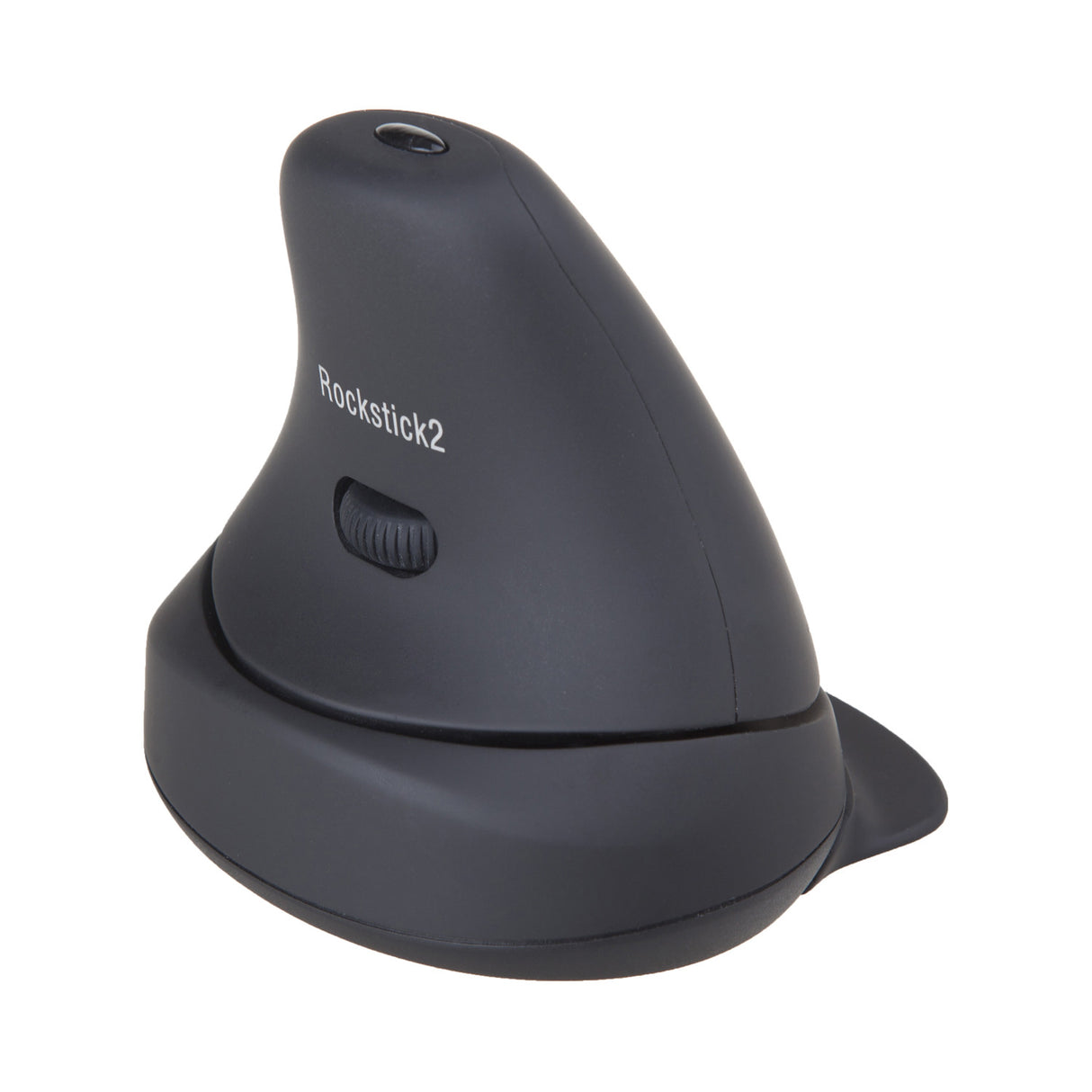 An image of a Rockstick 2 Mouse side angle view on a white background.