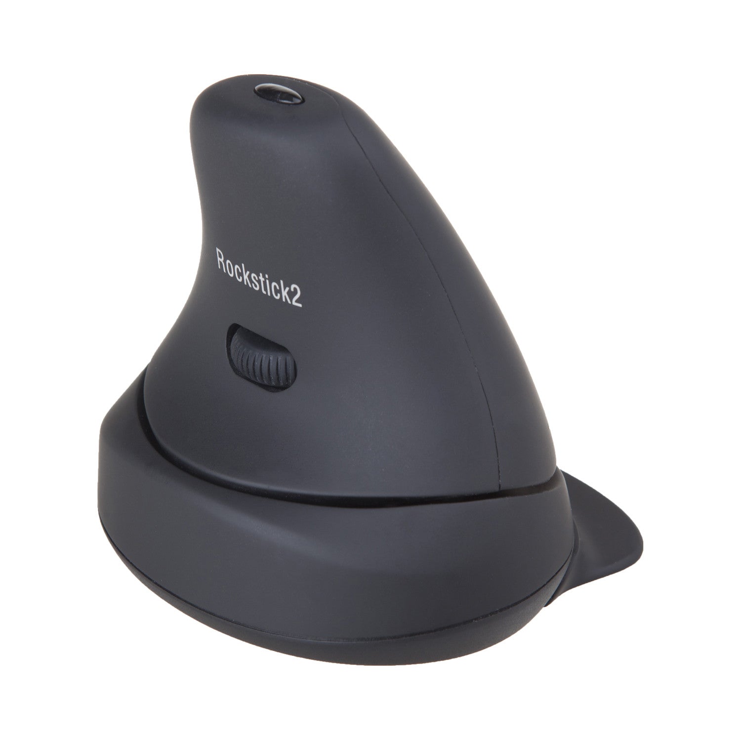 An image of a Rockstick 2 Mouse side angle view on a white background.