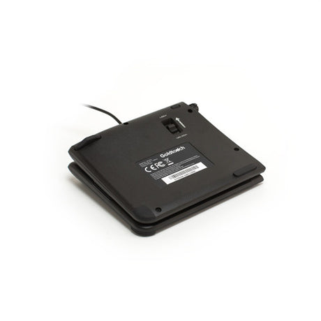 An image of a Goldtouch Go!2 Mobile Keyboard Wired in a folded position on a white background.