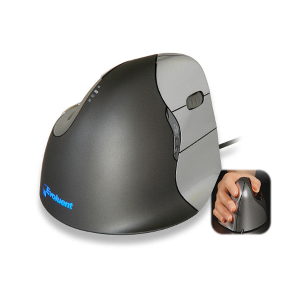 An image of an Evoluent VM4R Mouse on a white background.