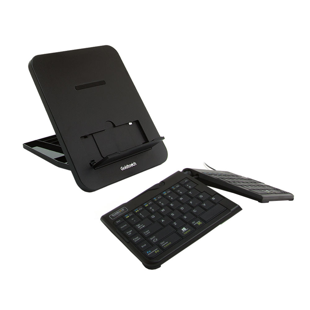 Go!2 Mobile Keyboard and Composite Resin Laptop Stand