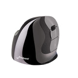 Evoluent D Wireless Mouse with an ergonomic design on a white background. 