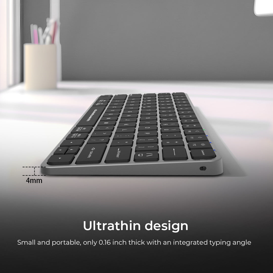 Trident Mini Keyboard | USB + 2.4 Ghz + 2 Bluetooth Channels extra image