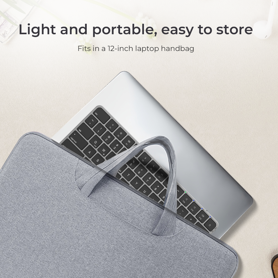 Trident Mini Keyboard | USB + 2.4 Ghz + 2 Bluetooth Channels extra image