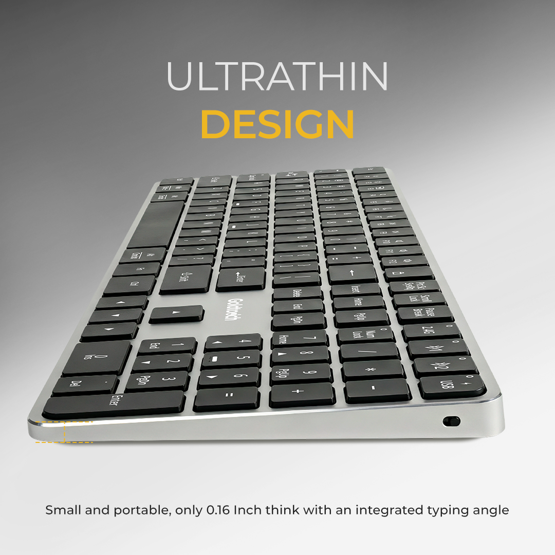 Trident Standard Keyboard | USB + 2.4 Ghz + 2 Bluetooth Channels extra image