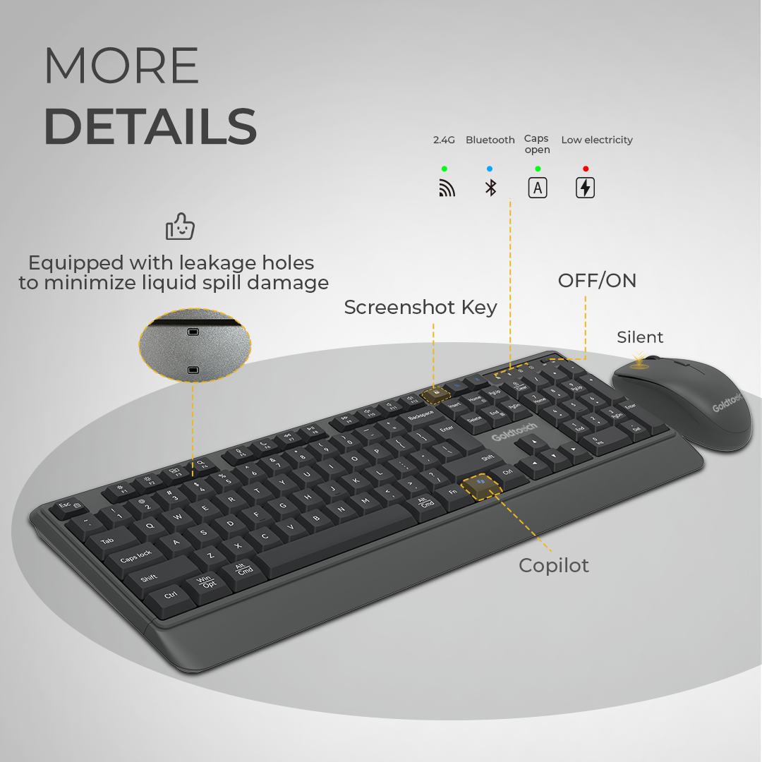 Wireless Office Combo (Keyboard + Mouse) extra image