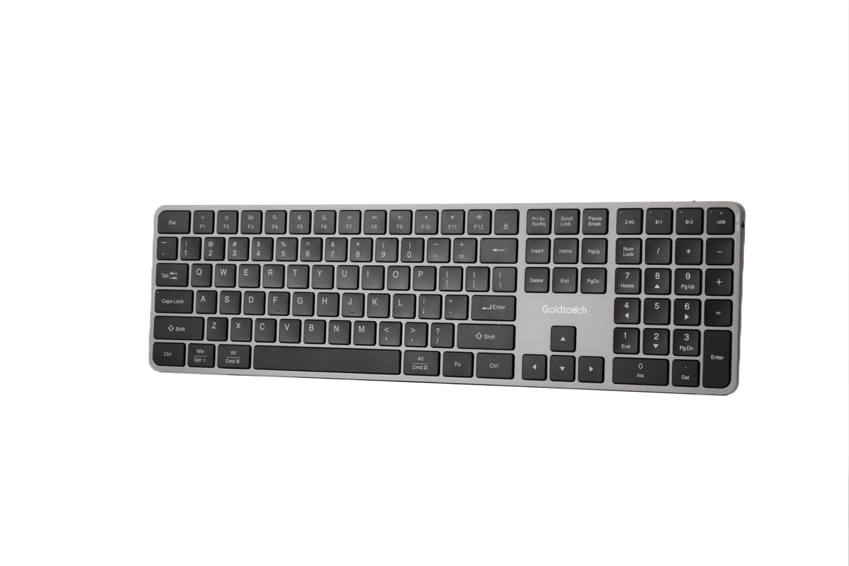 Trident Standard Keyboard | USB + 2.4 Ghz + 2 Bluetooth Channels