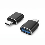 USB-A to USB-C Adapter, Type-A Female to Type-C Male Connects Devices
