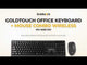 Wireless Office Combo (Keyboard + Mouse)