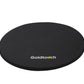 Goldtouch Black Gel Filled Round Mouse Pad - EasyLift Desk Accessory