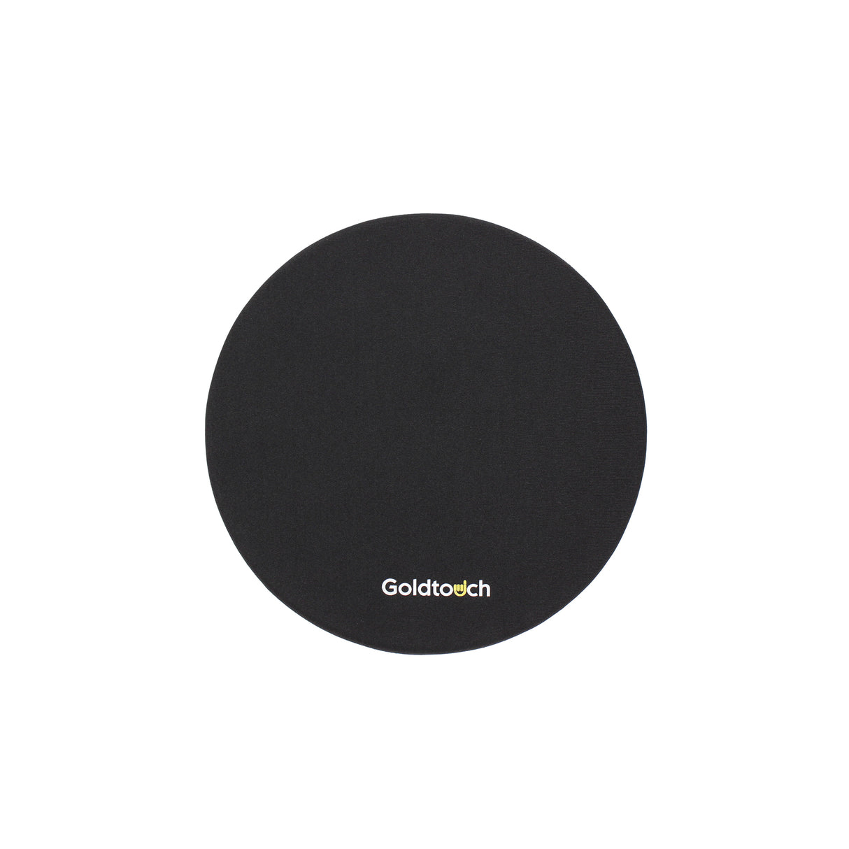 Goldtouch Black Gel Filled Round Mouse Pad - EasyLift Desk Accessory