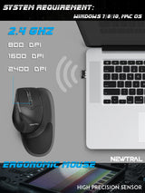 Newtral 3 Mouse | Black | Wireless
