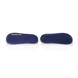 Goldtouch Wrist Rests in Royal Blue on a white background. 