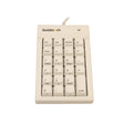 numeric keypad - white